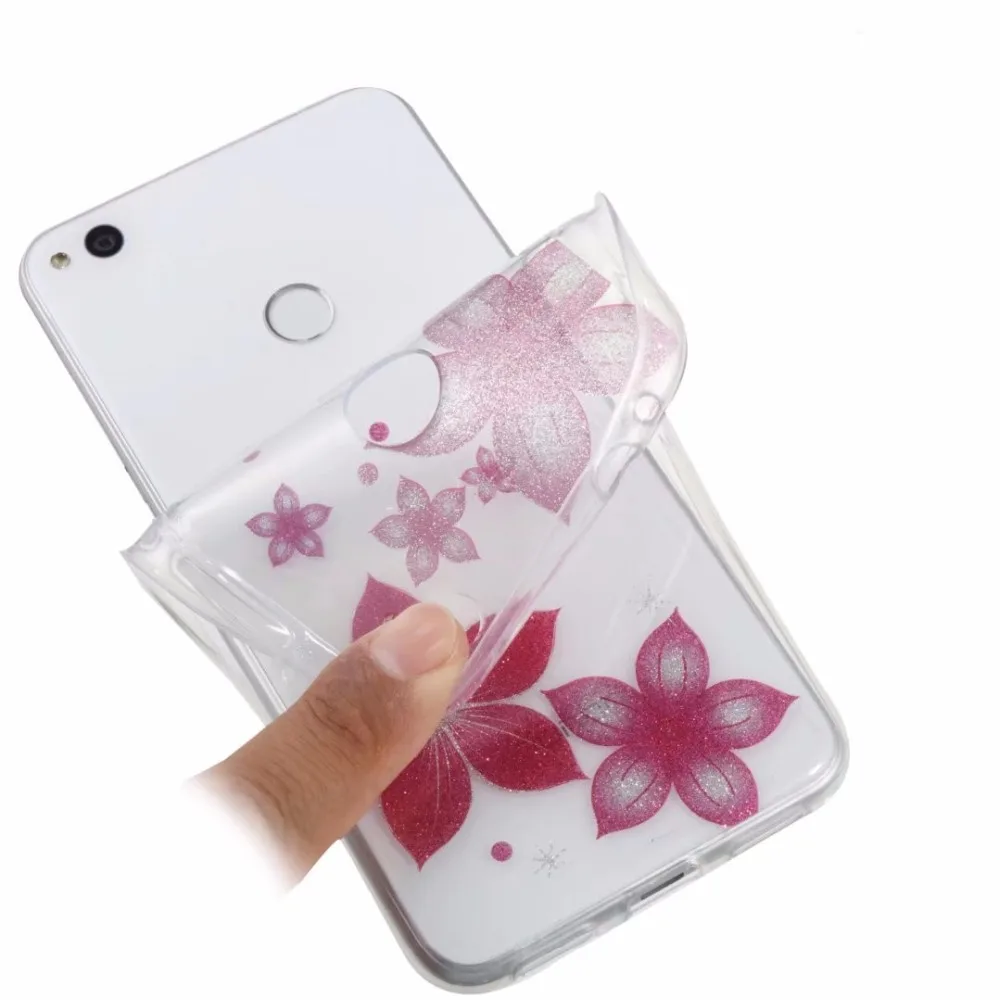 Прозрачный чехол из ТПУ для Huawei Honor 8 Lite 5 2 дюйма телефона GR3 2017 | Мобильные телефоны