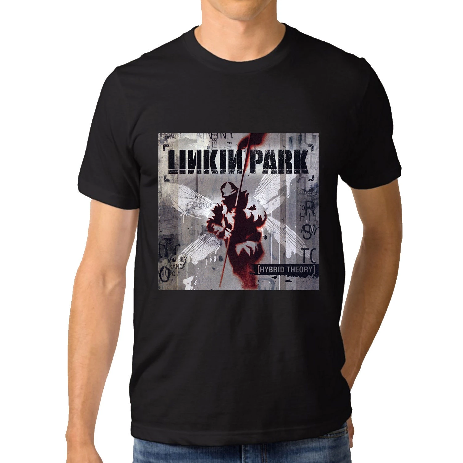 Мода, футболки Linkin Park Hybrid Theory для мужчин, хорошее качество, брендовая хлопковая рубашка, Летний стиль, крутые футболки, топ, футболка