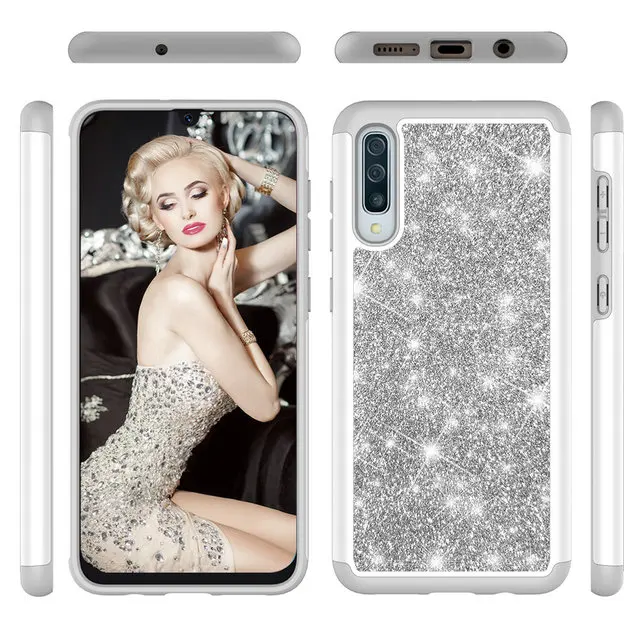 Шикарный Блестящий Роскошный чехол для samsung A50 Чехол samsung A20E Etui A50s A30s A20 E задняя крышка для samsung Galaxy A30 чехол A 50 20