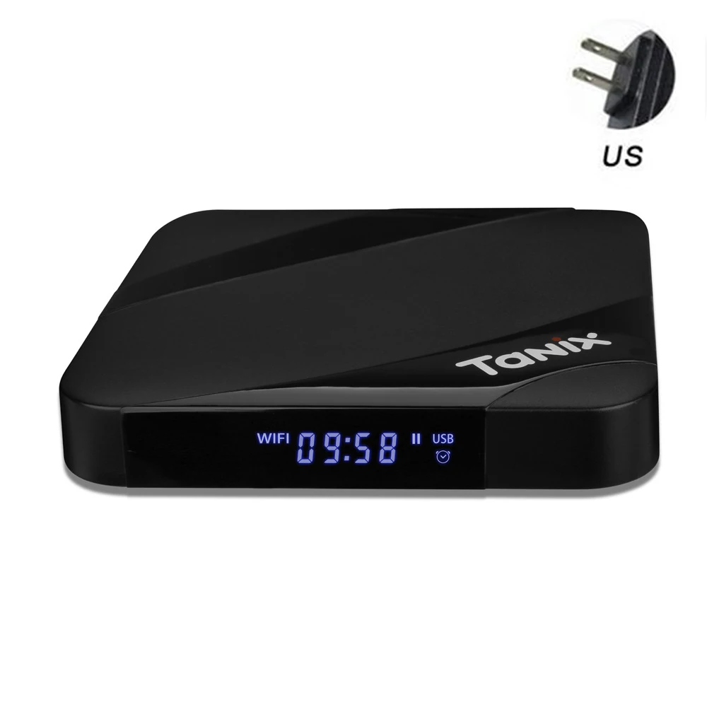 US TX3 Max Smart tv Box Android 7,1 S905W четырехъядерный 2G+ 16G H.265 2,4 GHz Wifi 4K HD BT приставка мини медиаплеер приемник - Цвет: US