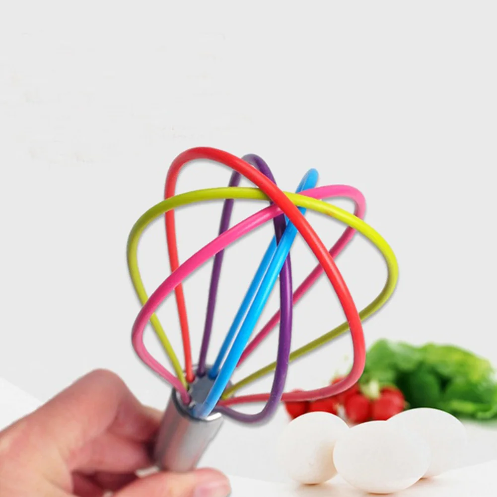 Новый венчик для взбивания яиц из нержавеющей стали силиконовый