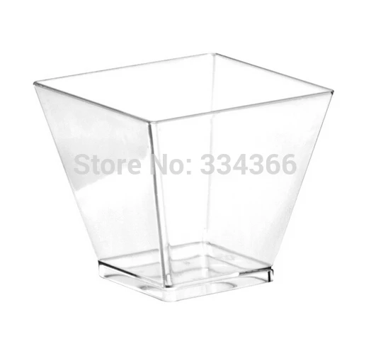 Пластиковая одноразовая жесткая пластиковая чашка 25 шт./лот 2 унции десертная