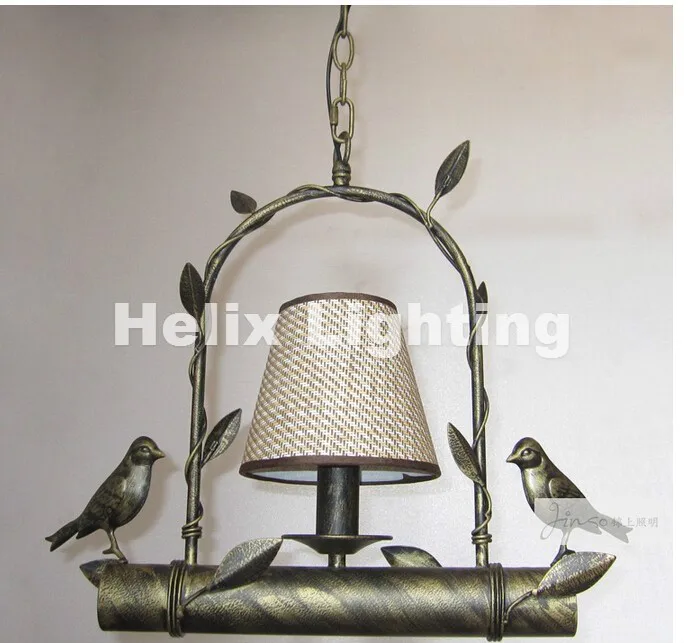 Новые скандинавские W35cm H35cm 1L винтажные подвесные светильники в Северной Европе