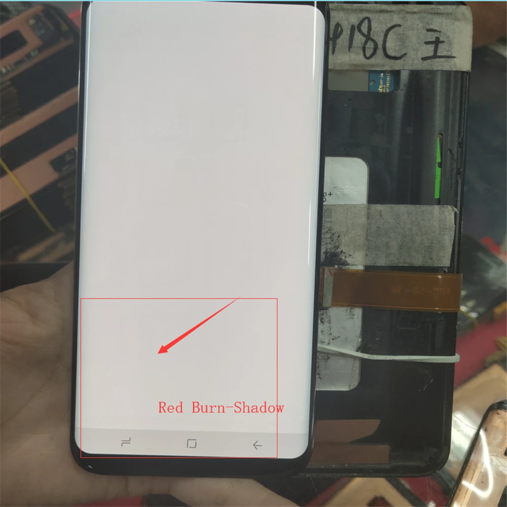 Оригинальный дигитайзер сенсорного экрана для Samsung Galaxy S8 G950 G950F ЖК дисплей G955 Plus