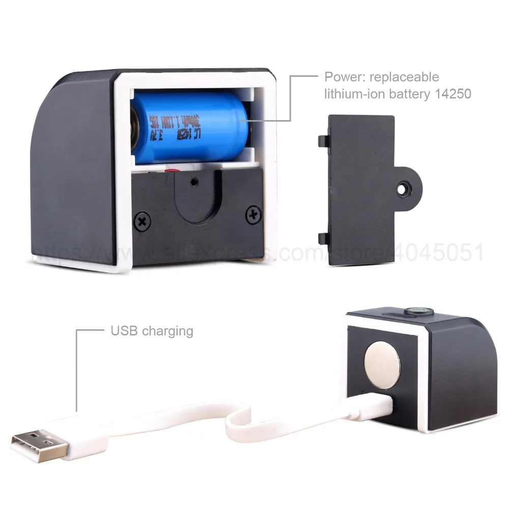 Мини перекрестный лазерный нивелир самовыравнивания 2 красных горизонтальный и