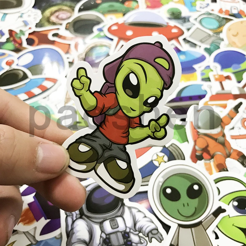 50 шт внешние наклейки с космосом игрушки для детей инопланетяне НЛО космонавты и