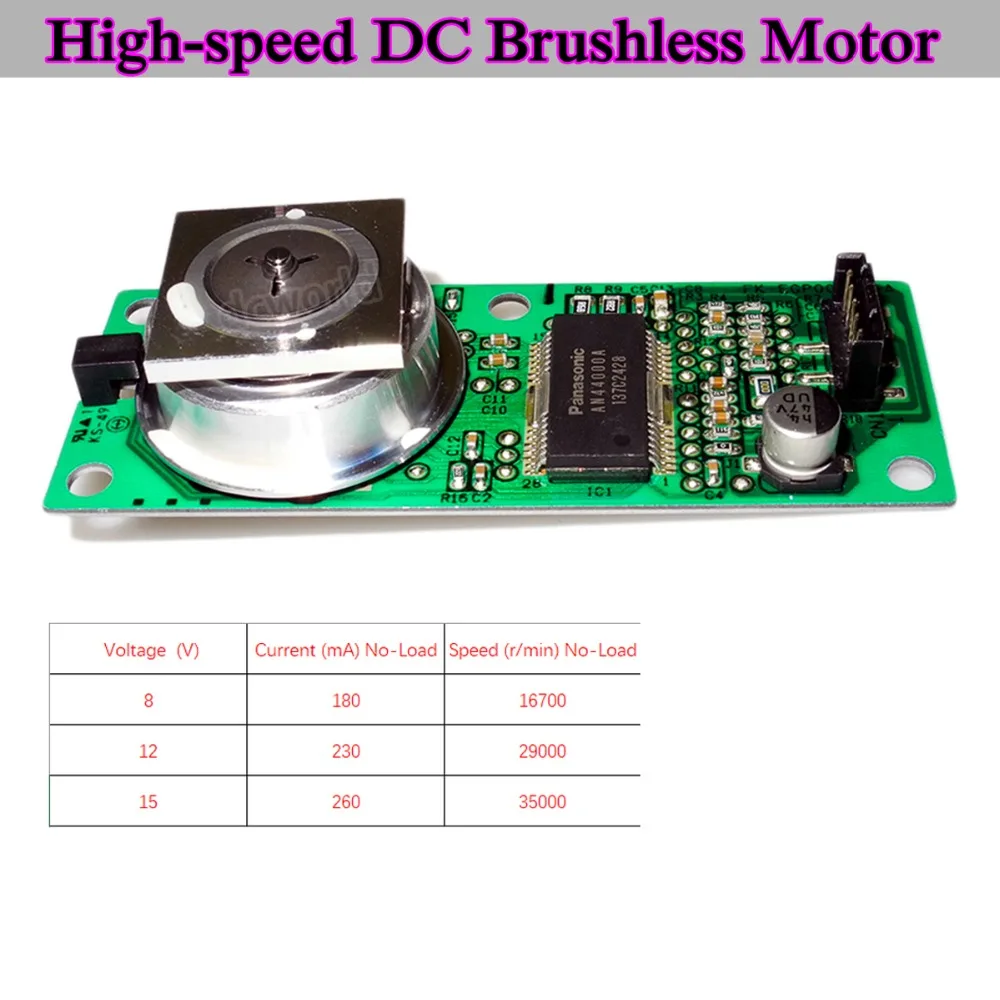 Nidec MASQ4NF3RM ШИМ высокоскоростной DC мотор Fluid Dynamic двигателя Подшипник лазерный