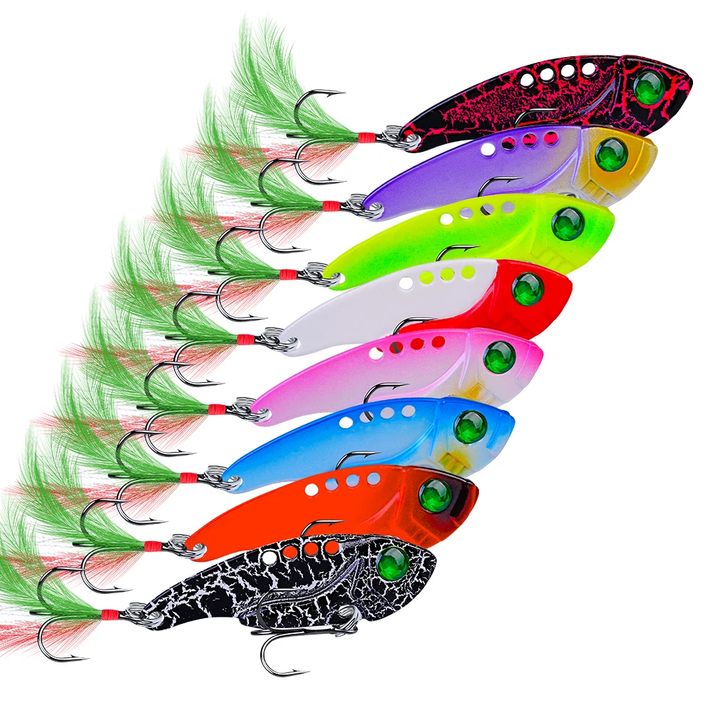 8 шт. высококачественные приманки ложки рыболовные цветная Рыболовная Приманка 11