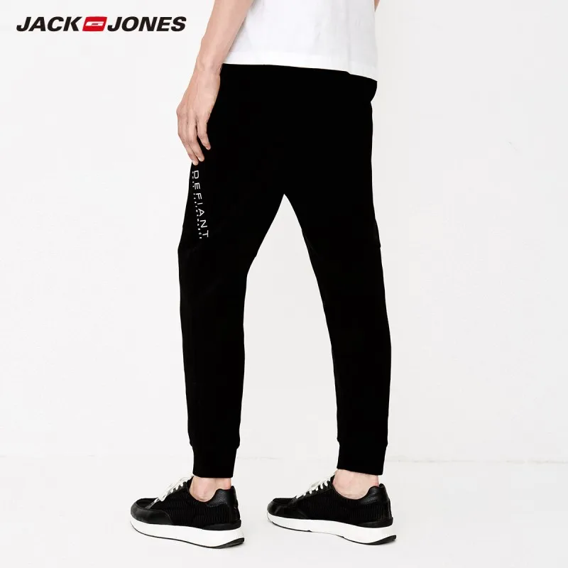 Jack Jones мужские осенние печатные космические хлопковые повседневные брюки C | 218314534