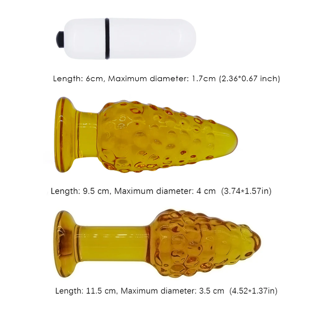 DOMI 3 шт./компл. игрушка для взрослых Анальная пробка романтика кристалл пирекс