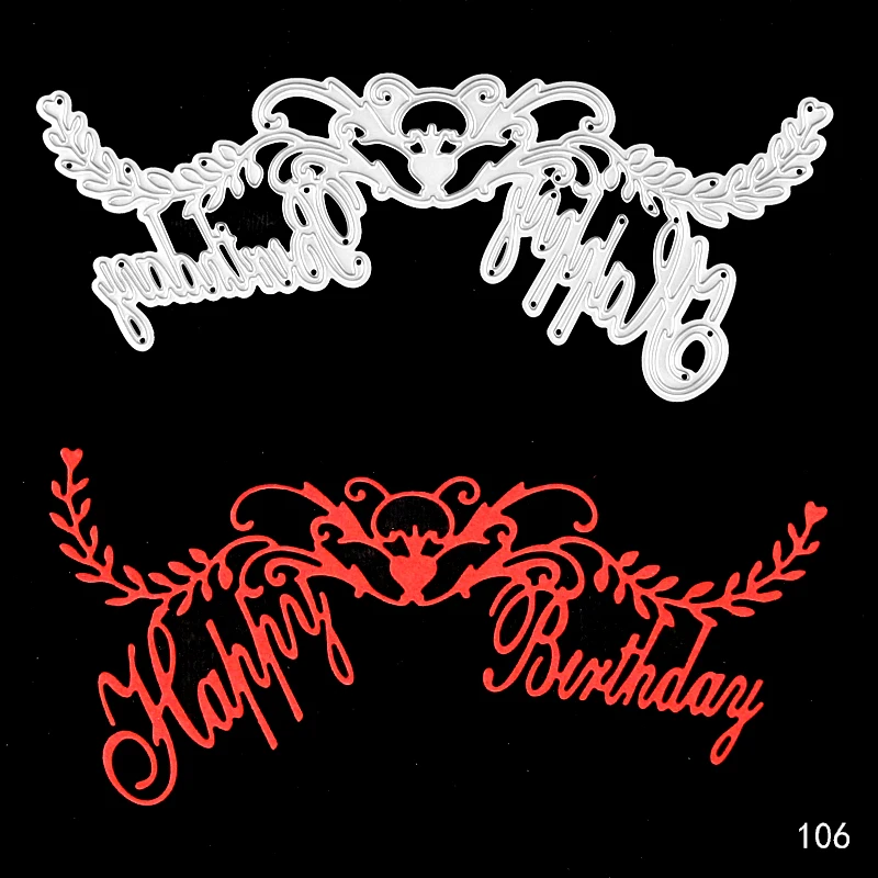 

Letters Cutting Dies For DIY Scrapbooking Dies Decoretive Embossing Stencial DIY Decoative Cards Die Cutter