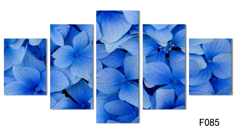 Cuadros Decoracion Модные 5 шт цветы для настенного декора Холст Картина Искусство Hd