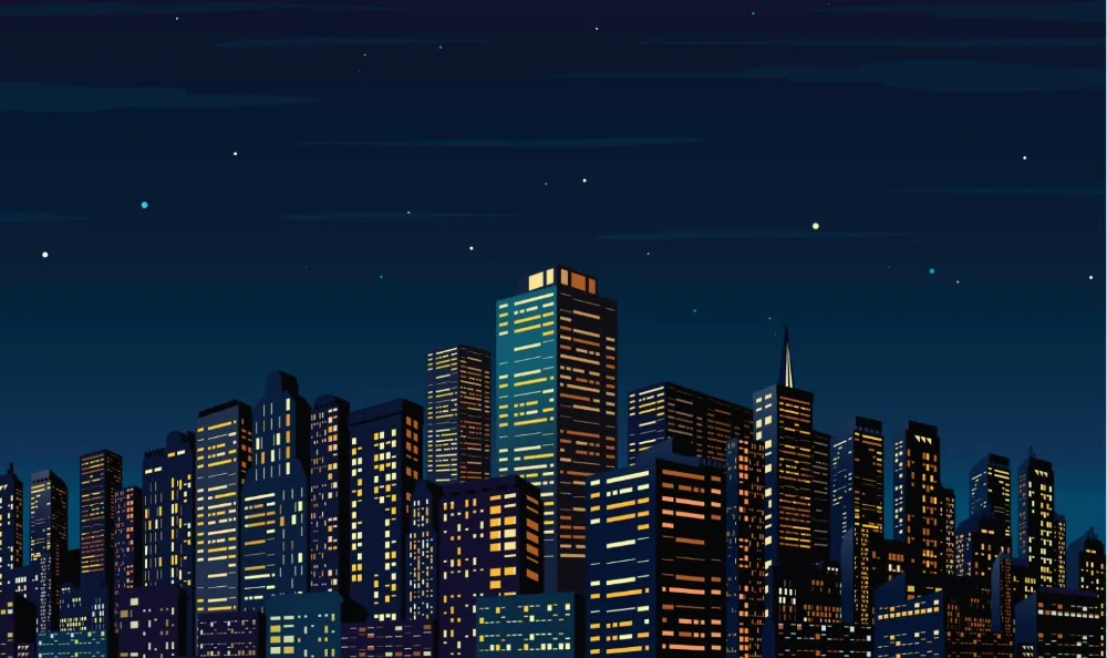 Виниловый фон для студийной фотосъемки с изображением ночного времени звездного