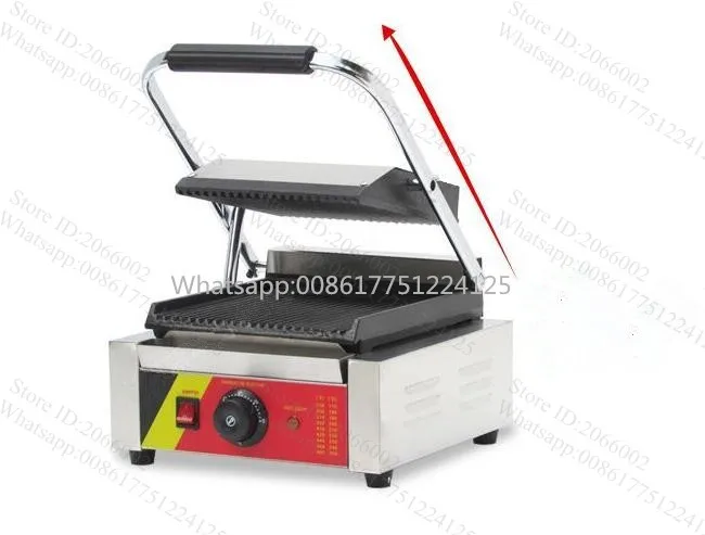 Коммерческая сэндвич машина Электрический гриль для гриля контактный Panini из