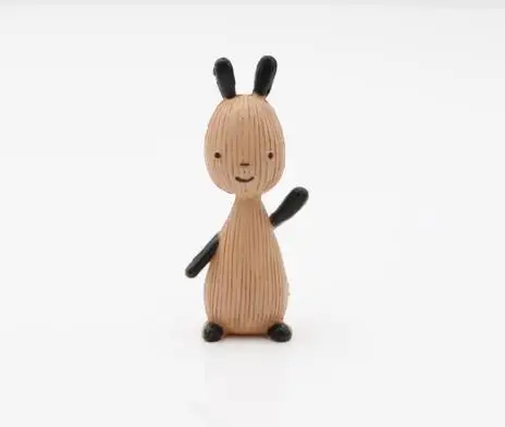 1 шт. мультфильм Bing Bunny Фигурки ПВХ модель милый кролик панда слон животное ребенок подарок игрушка - Цвет: 1 pcs