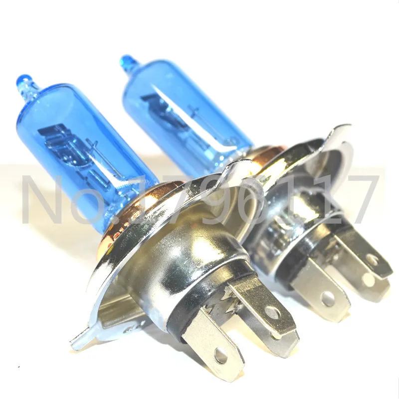 2x H4 HB2 9003 P43T DC 12V 100W 90W 2800lm 5000K Xenon HID супер белая Автомобильная фара лампа