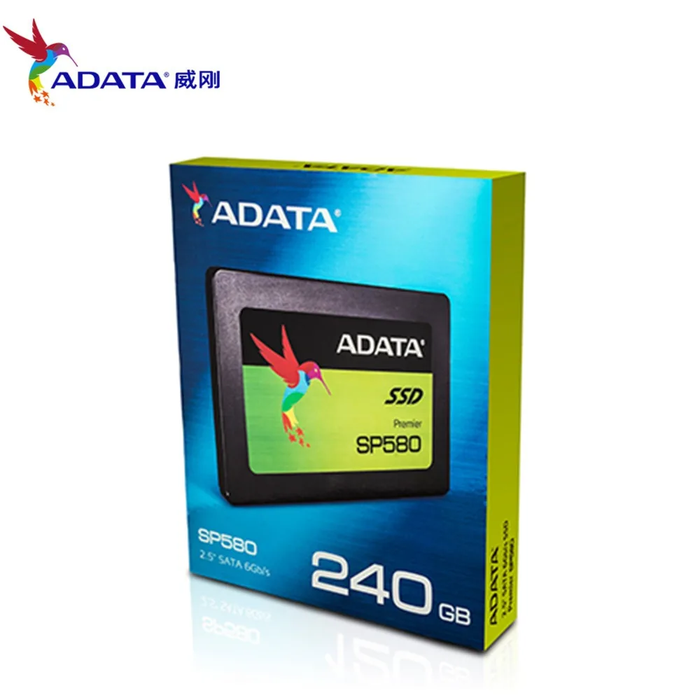 AData SP580 SSD 240 ГБ SATA 3 2 5 дюймов Внутренний твердотельный накопитель HDD жесткий диск