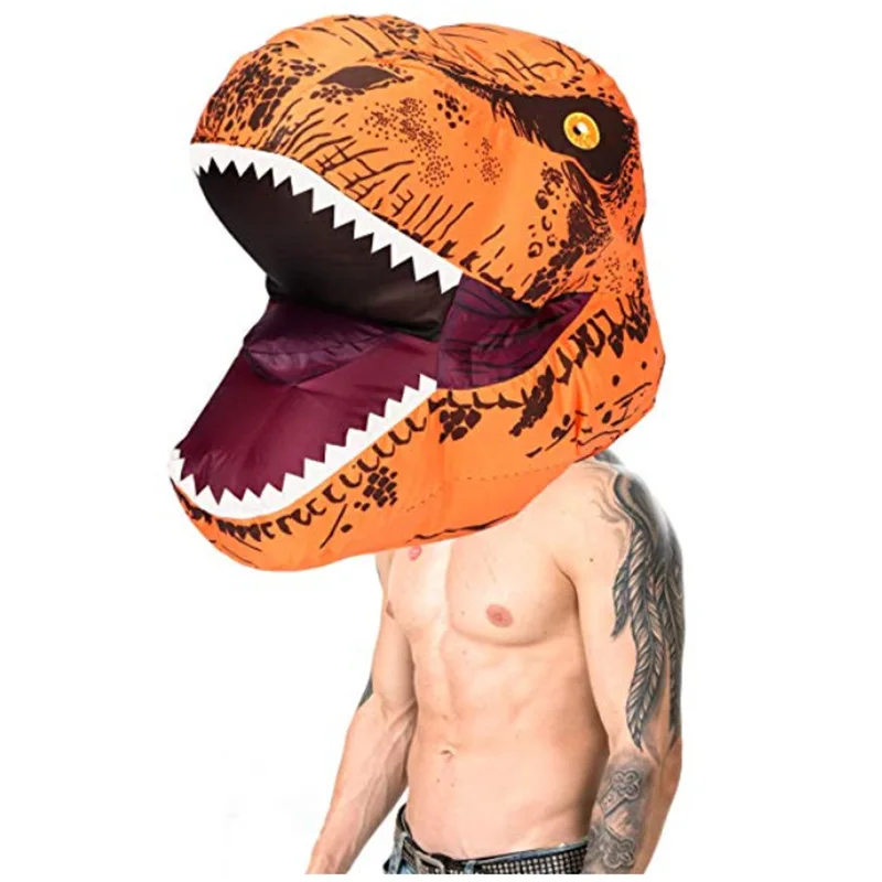 Маскарадный костюм Мир Юрского периода Тиранозавр Рекс маска для лица Полный