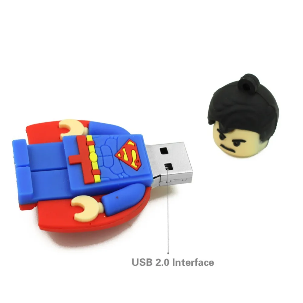 Usb флеш накопитель 32 ГБ 16 8 4 Гб Супермен Бэтмен|avengers usb|u diskpendrive 16gb |