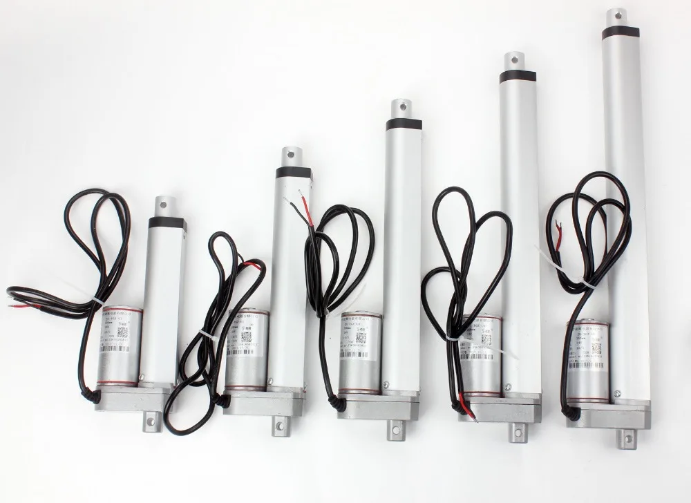 Электрический линейный привод 100 мм 750N ход двигатель контроллер 12 V/24 V