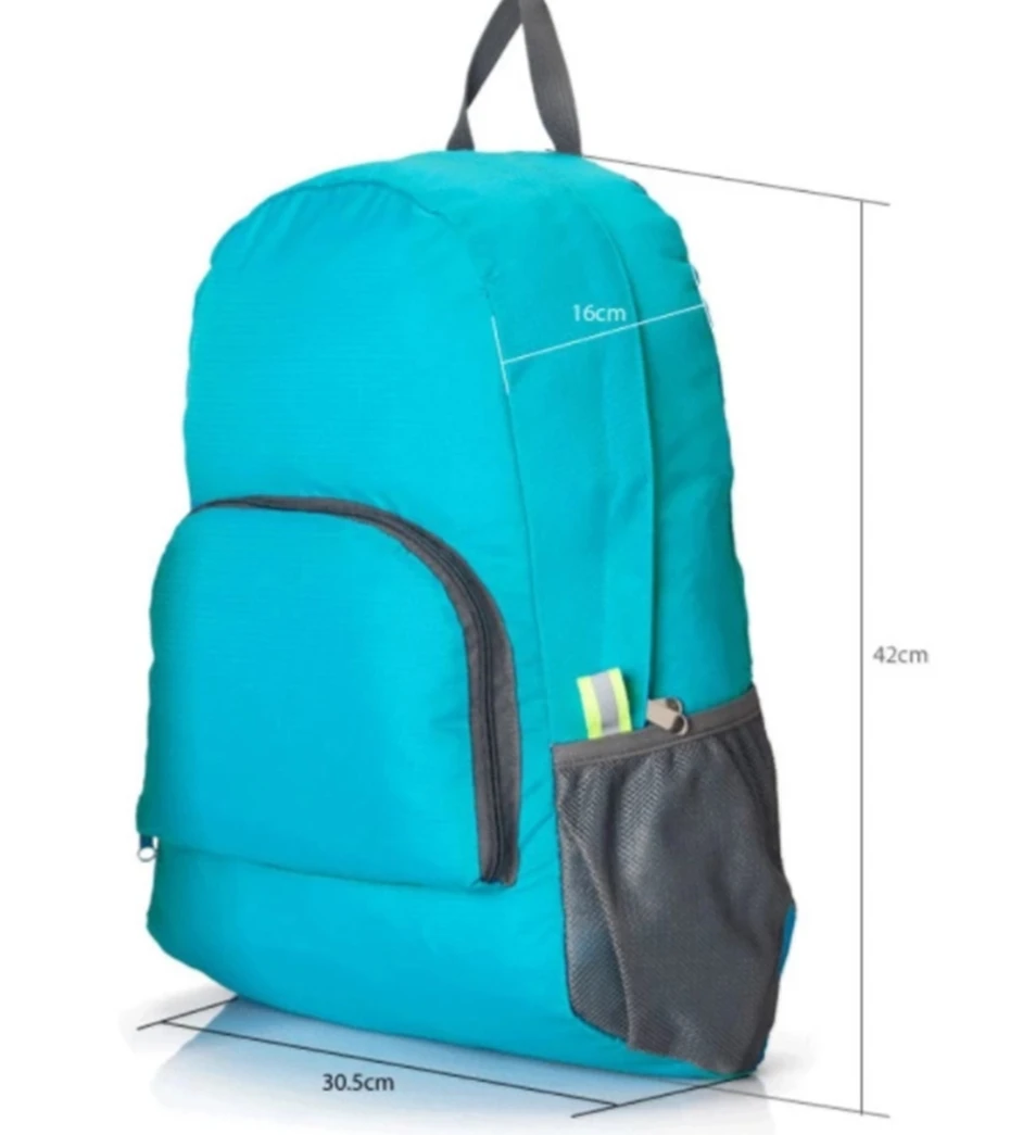 YINGTOUMAN 42*30.5*16 cm Outdoor Travel Folding Backpack Hiking Riding Fishing Camping Polyester Candy Color For 4 season Bag | Спорт и