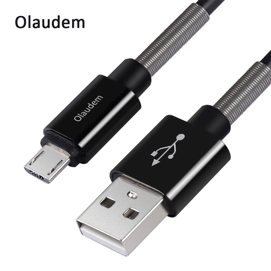 Шейные скобки... кабель Micro USB пружинный все микро usb для устройств на аndroid Премиум