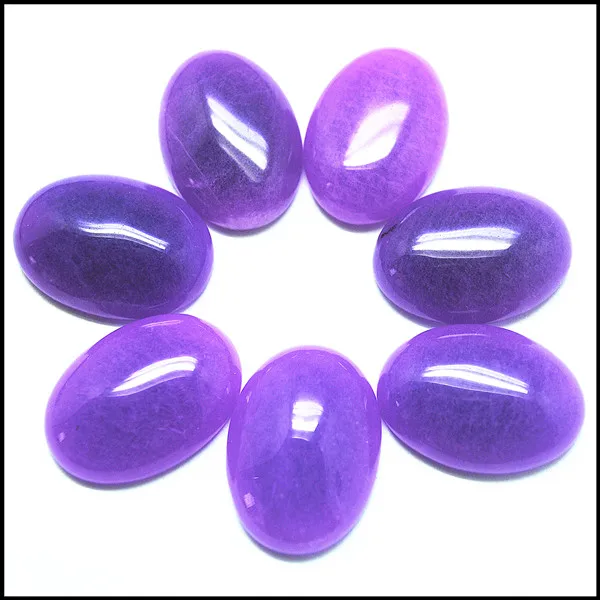 

10pcs nice gem stone cabochons oval shape 18x25mm more colors availble wholesale beads caps no hole beads diy parts