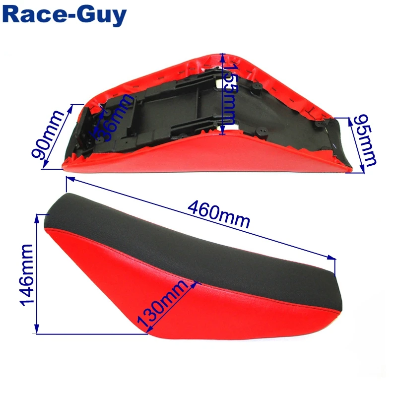 Высокий пенопласт сиденья для Honda CRF50 XR50 Pit Dirt Motor Trail Bike 50cc 70cc 90cc 110cc 125cc 140cc 150cc 160cc Kayo