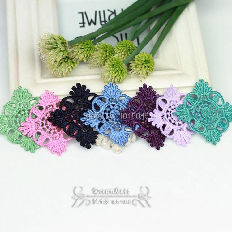 Бесплатная доставка 10 шт. изящные золотые шелковые квадратные кружева