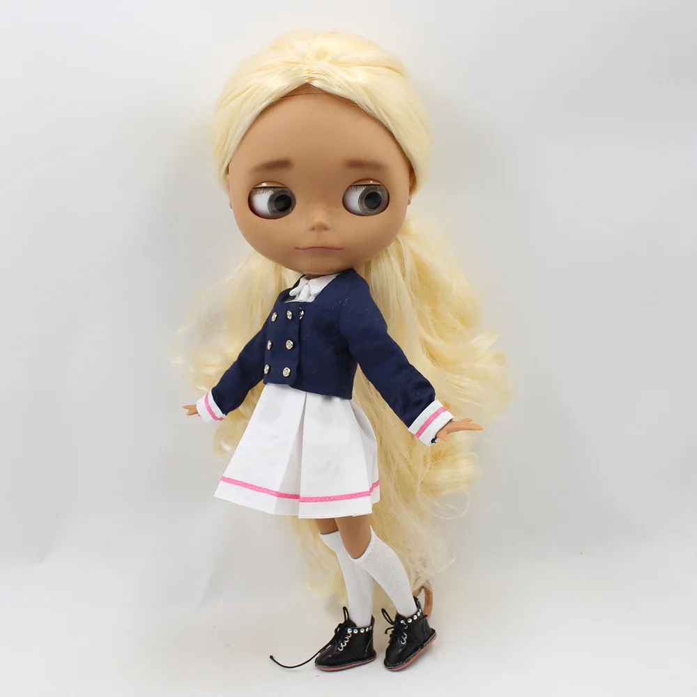 Одежда для кукол DBS ICY Blyth школьная форма сакуры милые костюмы косплея размер 1/6
