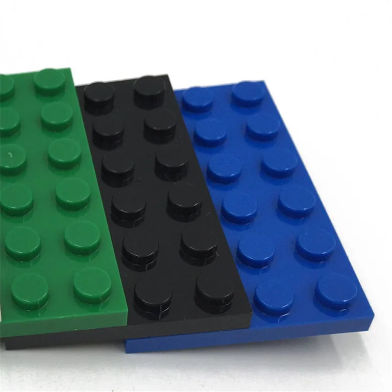 Тонкая кирпичная пластина MOC 4x6 29 шт./лот детали для строительных блоков