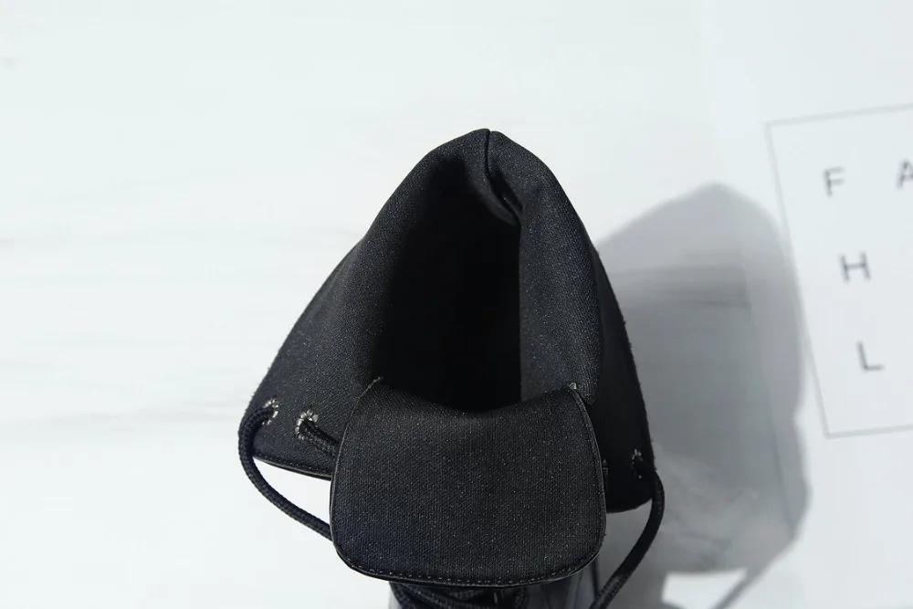 Aleafalling/женские ботинки на шнурках однотонные повседневные с пряжкой теплые