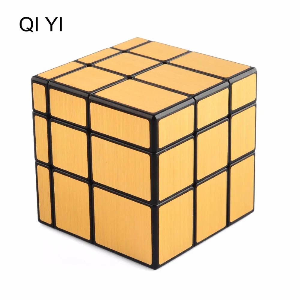 QIYI magic cube 3x3x3 Mirror sticker Cast Puzzle Cube 3*3*3 Magico Cubo Educational Toys For Children antistress | Игрушки и хобби