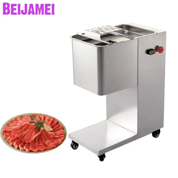 Электрическая мясорубка BEIJAMEI 500 кг автоматическая машина для резки мяса