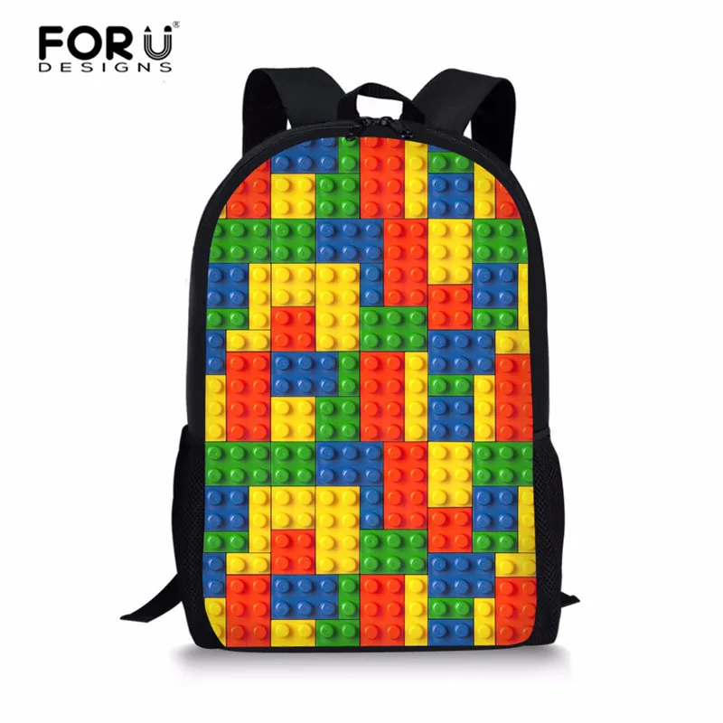 FORUDESIGNS/детские школьные сумки с радужным принтом, детский школьный рюкзак, Набор детских школьных сумок, ортопедический школьный рюкзак - Цвет: L5243C