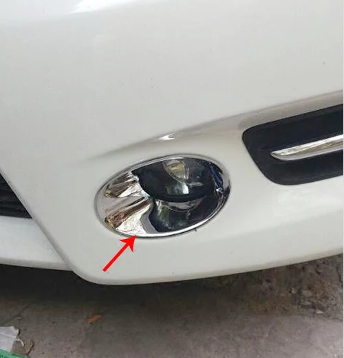 Для Nissan Teana 2011 2012 ABS Хром Передняя противотуманная фара Накладка авто Стайлинг