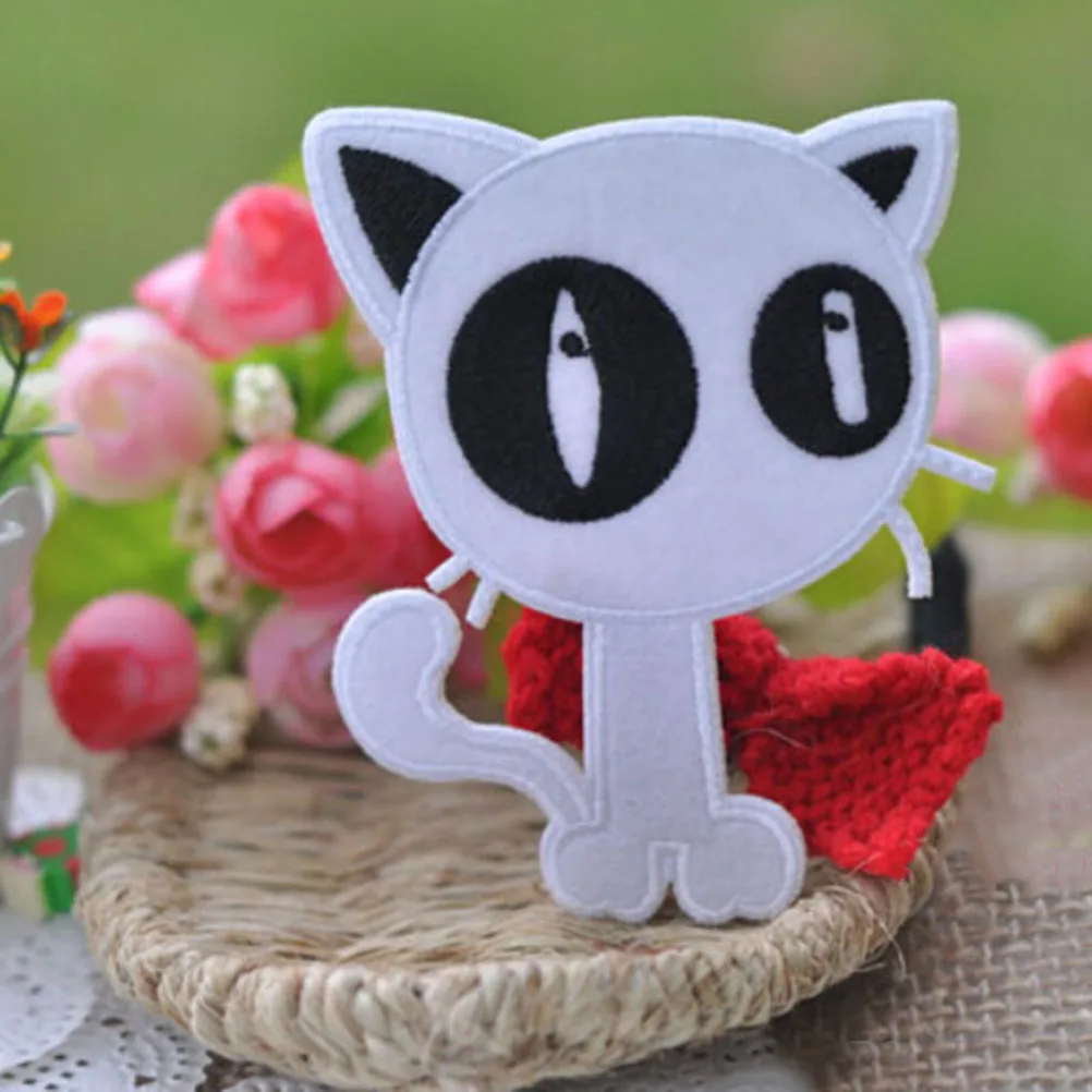 1 шт. нашивки с мультяшным котом для одежды | Дом и сад