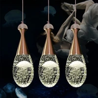 simple modern crystal chandelier restaurant living room glass creative chandelier fashion bar dining chandelier postage free