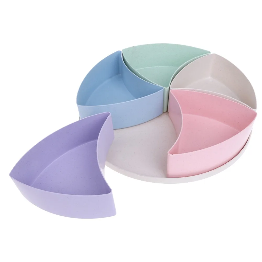 Пшеничная соломенная тарелка конфетная коробка фруктовый поднос креативный 4