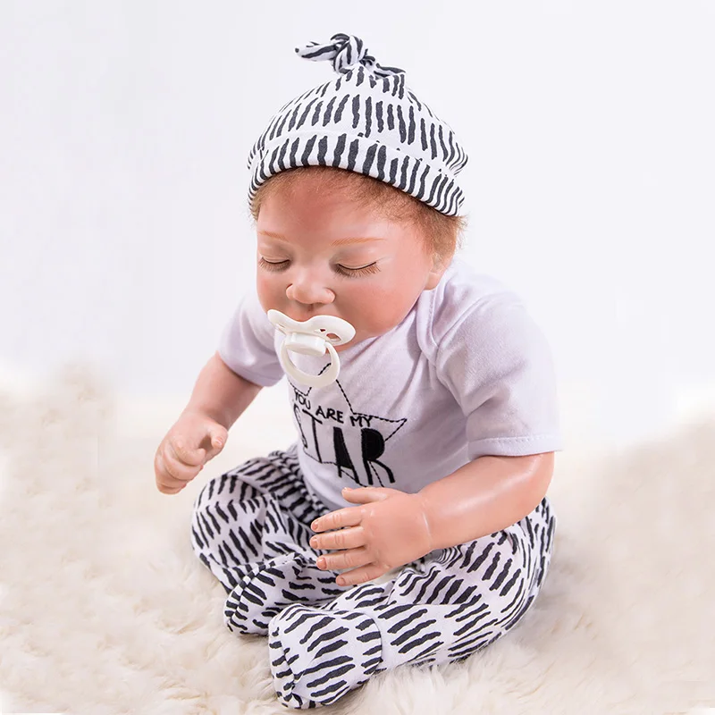 

OtardDolls 20inch Silicone Reborn Baby Doll lifelike bebe Reborn dolls Baby 50cm Soft Toys Bouquets Doll Toys for Girls Gifts