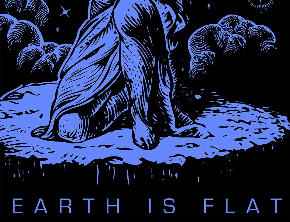 2019 модная плоская футболка с атласом земли простая греческая унисекс|Мужские