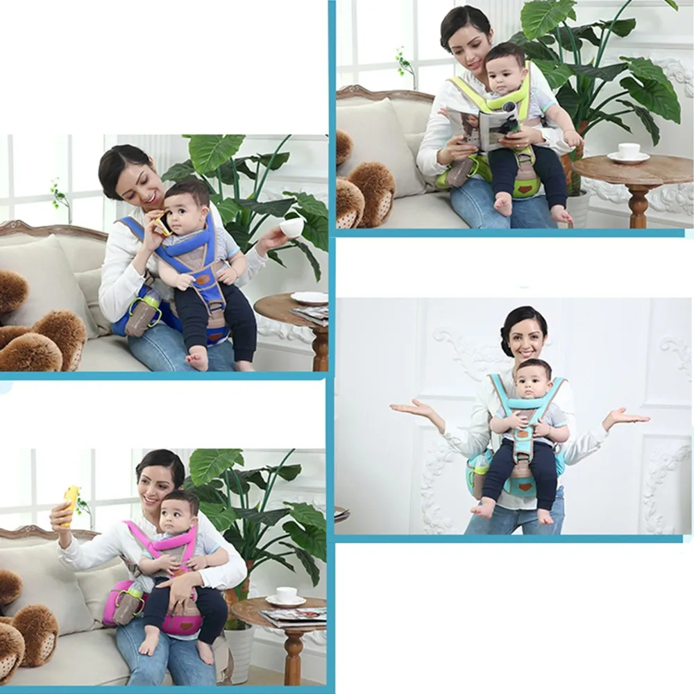 Mambo Baby Carrier накидка Хипсит Передняя переноска Хипсит детский слинг для новорожденных на бедрах одноцветная дышащая детская накидка