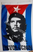 che guevara revolucion cuba vertical flag hot sell goods 3x5ft 150x90cm banner brass metal holes