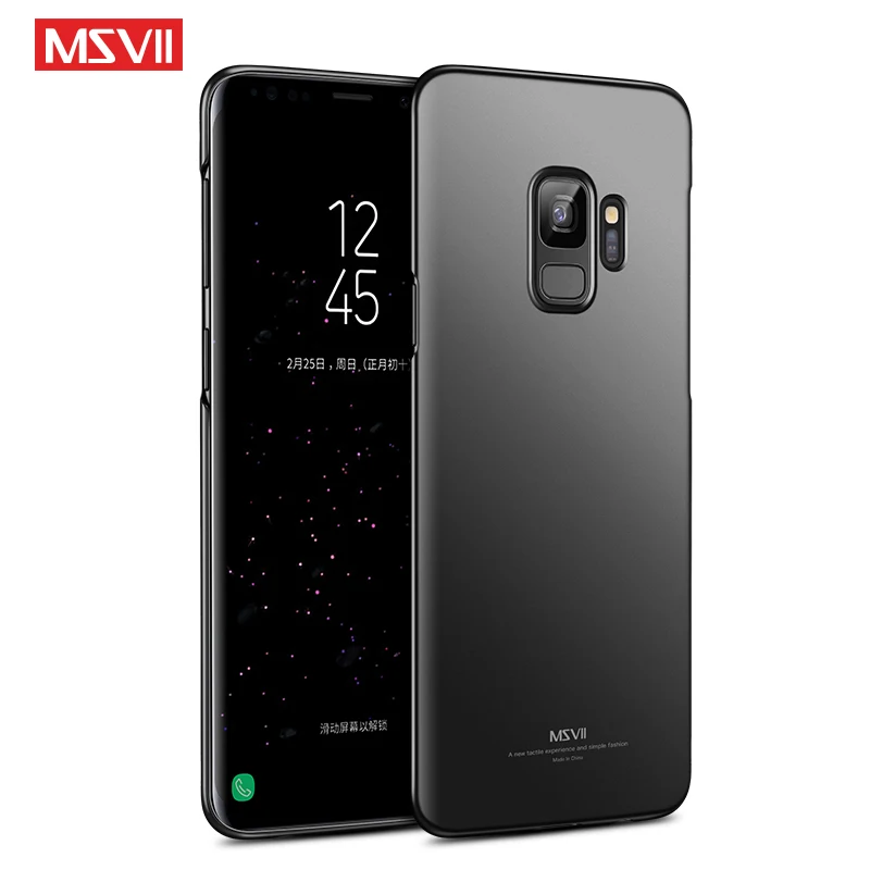 Для Samsung Galaxy S9 Plus чехол Msvii кольцо на палец тонкий для S 9 чехлы | Мобильные телефоны