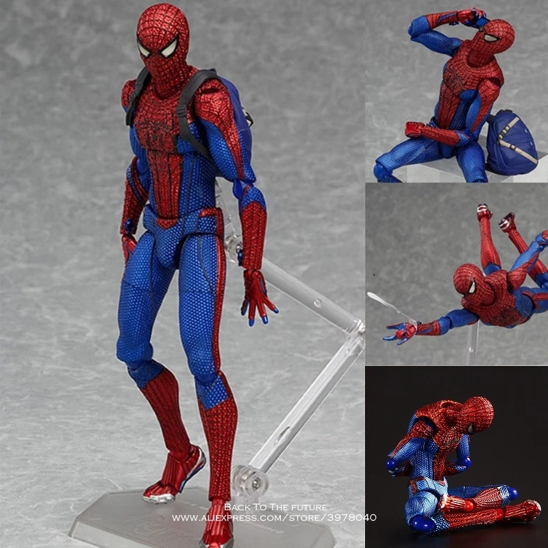 Дисней Марвел Мстители паук Figma Homecoming 15 см фигурку аниме мини украшение ПВХ
