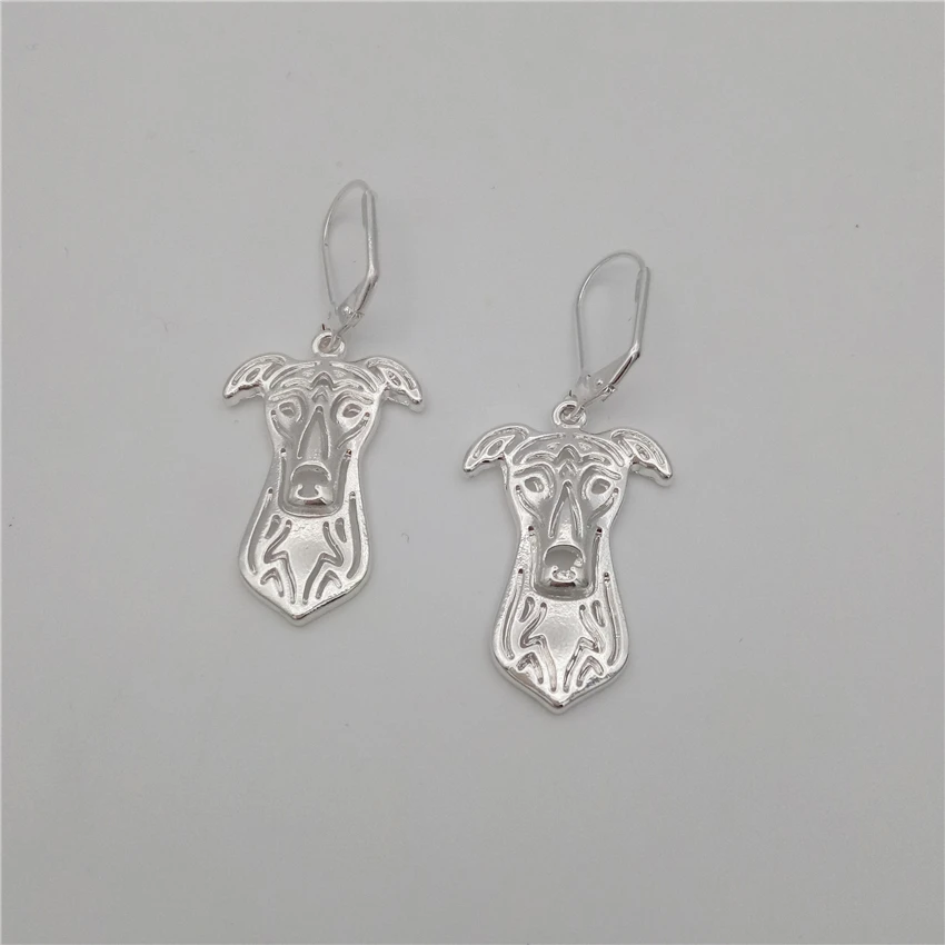 LPHZQH 2017 модные красивые серьги из сплава в стиле хип-хоп Greyhound с собакой для женщин