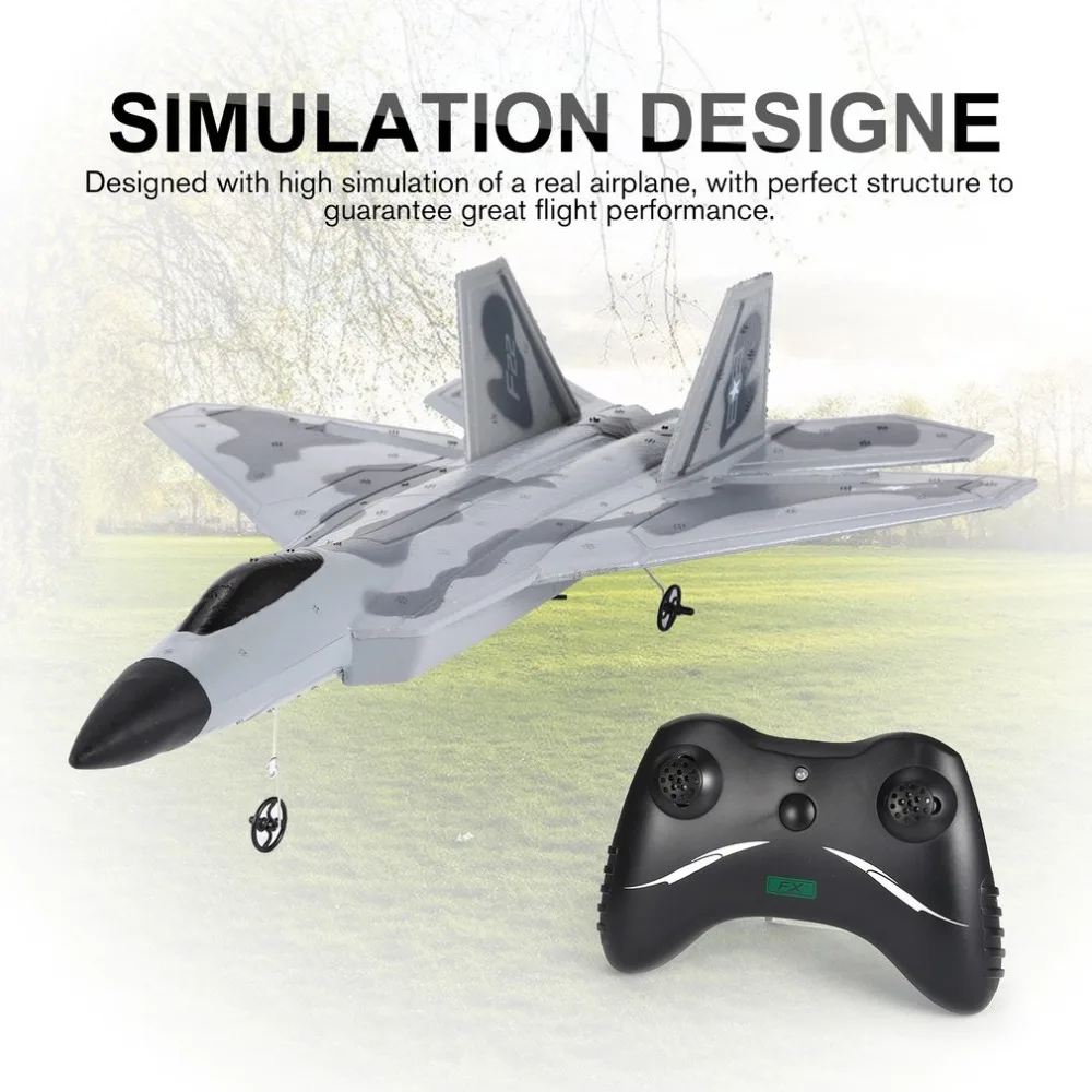 FX-822 F22 2,4 ГГц 290 мм размах крыльев EPP RC истребитель RC самолет Battleplane RTF пульт дистанционного управления RC Квадрокоптер модель самолета