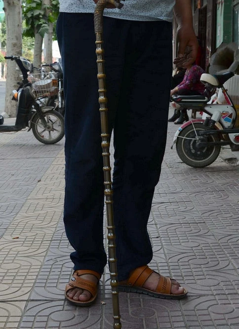 37 &quotКитайский дракон Голова Статуя Лаки палочка тростниковые костыли трость |