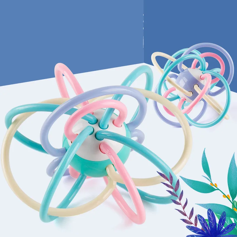 Игрушка для малышей Мягкий Мяч из мягкой резины ручной ловля мяча шарик Manhattan
