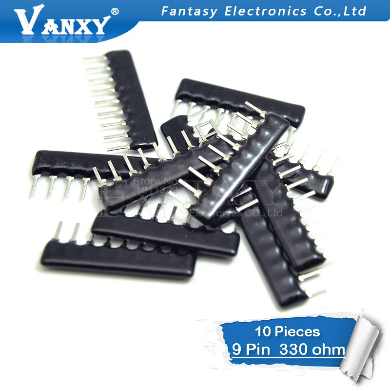 10 шт DIP изоляции 9pin 330 Ом A331J A331 330R 9A331 сети резисторная матрица